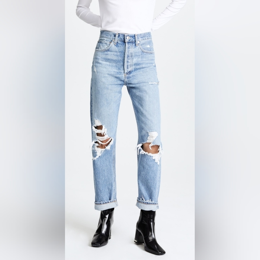 AGOLDE 90s Mid Rise Straight Fit Jeans